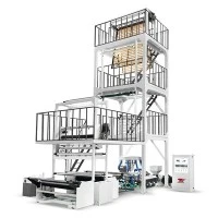 Tre-Lags Coextrusion Rotary Die Head Film Blæsemaskine